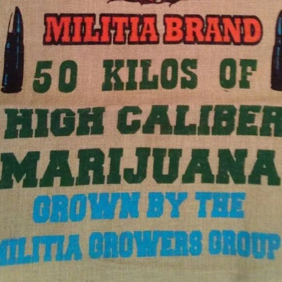 AK-47 Novelty Burlap Bag - Picture 3 of 3